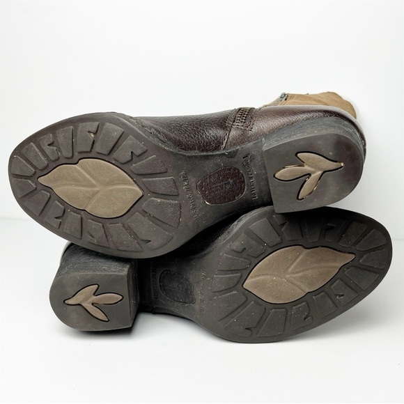 Born Sonoma Brown and Tan leather Heeled cowboy Boots - Picture 10 of 12